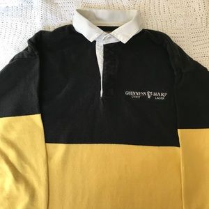 Vintage “Black & Tan” Guinness/Harp Rugby Shirt